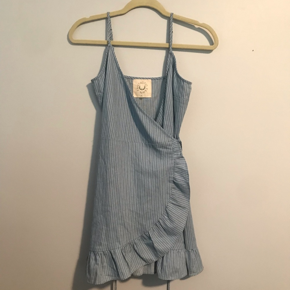 Ruffled Striped Dress